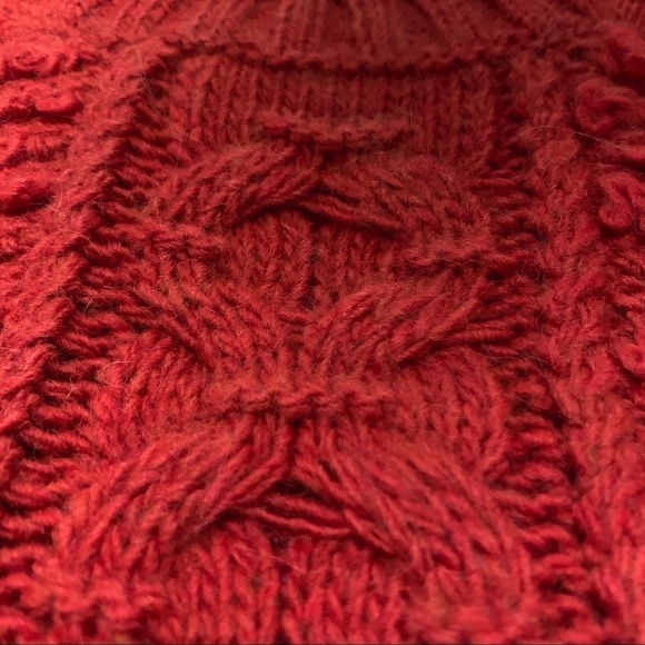 BANANA REPUBLIC Fringe Cable Crew Neck Sweater - Picture 7 of 8